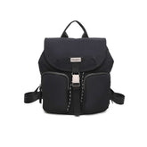 Bolso mochila Vulcano negro frontal